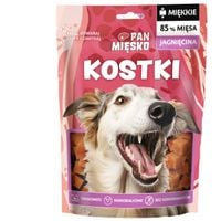 przysmaki dla psa pan mięsko kostki jagnięcina 100g monobiałkowe smakołyki