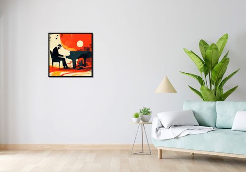 Plakat 60x60cm Pianista na Arena.pl