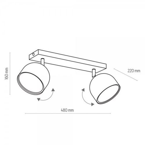 lampa reflektor spot altea white 6513 tk lighting na Arena.pl