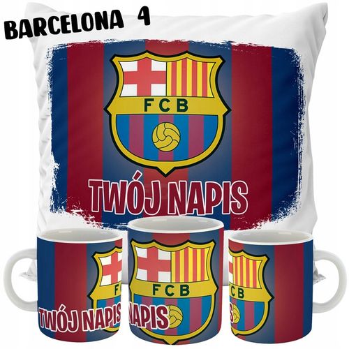 ZESTAW KUBEK + PODUSZKA FC BARCELONA DLA KIBICA na Arena.pl