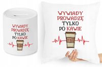 Dla Dziennikarza Zestaw Poduszka + Skarbonka Z Nadrukiem Ze Zdjęciem