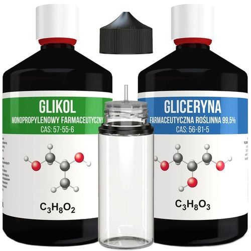 Zestaw GLIKOL 1000 ml + GLICERYNA 1000 ml + BUTELKA GORILLA 120 ml na Arena.pl