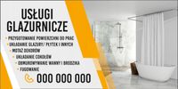 BANER REKLAMOWY OCZKOWANY 200x100 cm RÓŻNE WZORY USŁUGI GLAZURNICZE