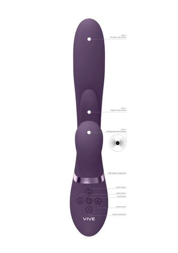 Kura - Thrusting G-Spot Vibrator With Flapping Tongue na Arena.pl