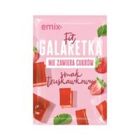 Emix Fit Galaretka bez cukru o smaku truskawkowym 25 g