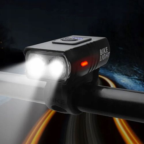 LAMPKA ROWEROWA LED MOCNA TYŁ PRZÓD ŚWIATŁO NA ROWER KIEROWNICĘ USB 800lm na Arena.pl