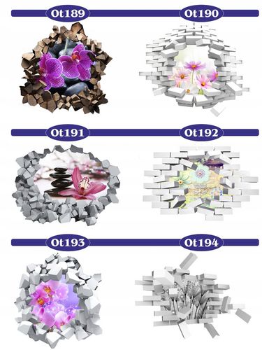 Naklejka samoprzylepna efekt 3D dmuchawce łąka HIT na Arena.pl