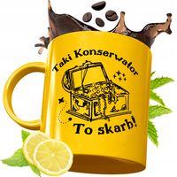 Złoty Kubek Premium Dla Konserwatora Prezent Z Nadrukiem Ze Zdjęciem