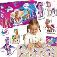 Zestaw Magnesów My Little Pony Przyjaciele Kucyki Kolorowe Dla Dzieci