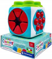 SENSORYCZNA KOSTKA CLEMMY ZABAWKA DLA MALUCHA DZIECKA MIĘKKIE KLOCKI 6M CLE