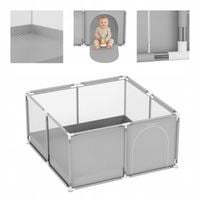 Kojec dla dziecka TULANO suchy basen dla dzieci plac zabaw szary