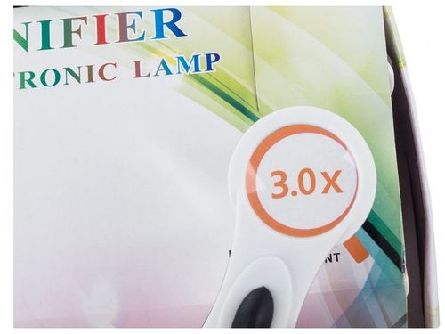 LUPA RĘCZNA 3X DIODA LED COB SZKŁO POWIĘKSZAJĄCE ZWY na Arena.pl