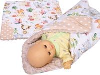 Rożek BOBO becik dla lalki minky i bawełna - Baśniowe zwierzaki