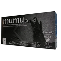 nitrylowe RĘKAWICZKI 100szt czarne medyczne roz.XL