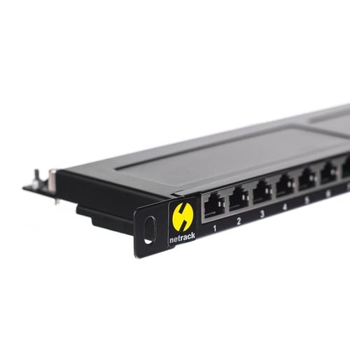 Patch panel 19'' Netrack 24-porty kat. 6 FTP, 0,5U z półką na Arena.pl
