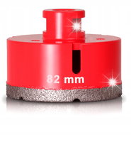 OTWORNICA DO GRESU 82 mm DIAMENTOWA WIERTŁO GLAZURY PŁYTEK KORONKA M14