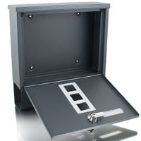 16023 Skrzynka pocztowa na listy z gazetnikiem zamykana na kluczyk