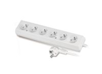 przedłużacz mieszkaniowy 6 gniazd 5 metrów z/u - vt-300-1605