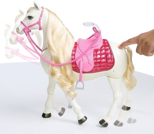 Barbie Interaktywny Koń + Lalka na Arena.pl