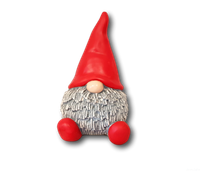 figurka gipsowa 24cm skrzat