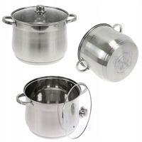 Garnek tradycyjny Klausberg 7 l stal nierdzewna 22 cm non-stick