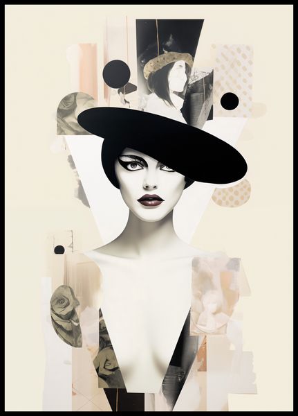Plakat 64x90cm Portret en Décalage zdjęcie 2