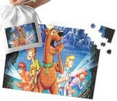 PUZZLE - Scooby Doo WZORY Z BAJEK I GIER PREZENT DLA DZIECI 120el +WORECZEK