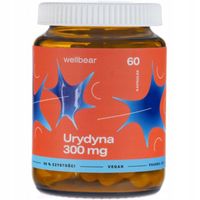 Wellbear Urydyna 300 mg Bóle Kręgosłupa Nerwobóle 60 kapsułek
