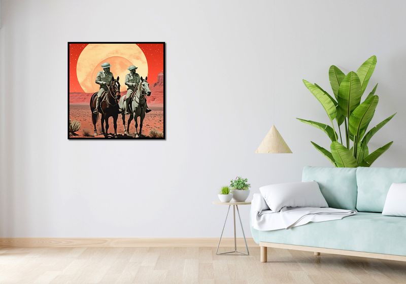 Plakat 80x80cm Patrol Kosmiczny zdjęcie 4