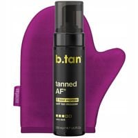 Pianka Samoopalająca Najmocniejsza efekt b.tan Tanned AF 200ml + Rękawica