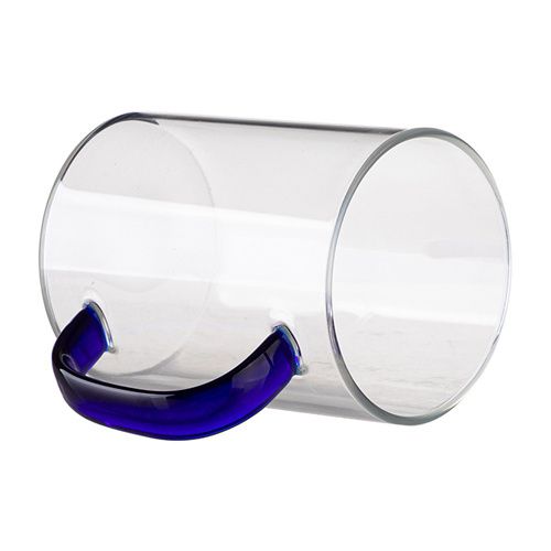 Szklanka 450 ml z granatowym uszkiem do sublimacji na Arena.pl