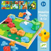 DJECO Układanka Mozaika plansze Zwierzątka Ducky