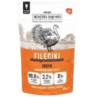 karma mokra dla kota fileciki monoproteinowe indyk 85g wiejska zagroda