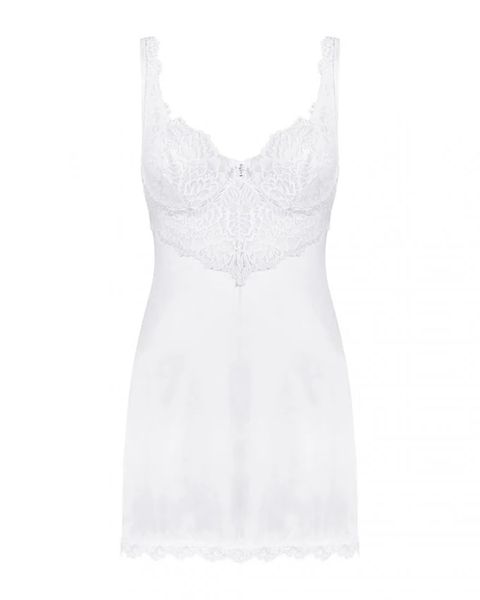 Bielizna-Amor Blanco Koszulka I Stringi Biały   S/M zdjęcie 7