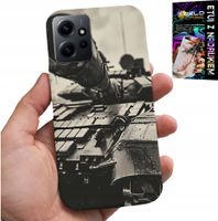 ETUI DO XIAOMI NOTE 12 4G - CZOŁG POJAZDY WOJSKOWE MILITARIA + SZKŁO
