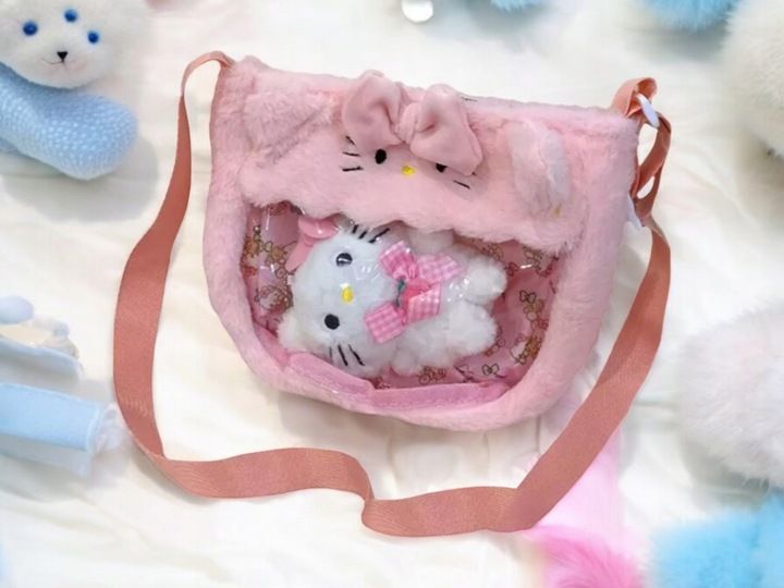 Torebka z Uroczym breloczkiem pluszowym Hello Kitty DZIECIĘCA MŁODZIEŻOWA zdjęcie 4
