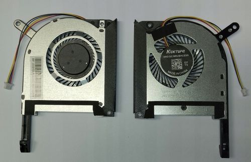 WENTYLATORY ASUS FX505 FX705 FX86 FA506 KOMPLET CPU+GPU ZAMIENNIKI na Arena.pl