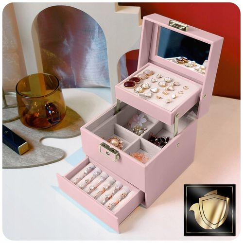 PUDEŁKO SZKATUŁKA NA BIŻUTERIĘ KUFEREK ORGANIZER na Arena.pl