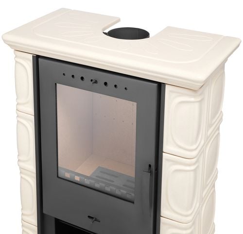 PIEC KAFLOWY kominek koza stalowy wkład ELDUR OLIVE na Arena.pl