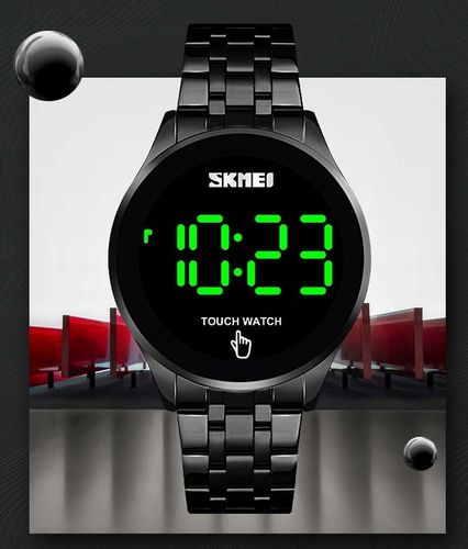 SKMEI Zegarek LED elektroniczny EKRAN DOTYKOWY na Arena.pl