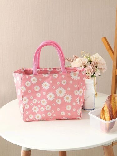 Torba Termiczna Izolacyjna Na Drugie Śniadanie Lunch Stokrotka Różowa na Arena.pl