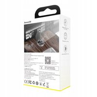 BASEUS MAŁA SZYBKA ŁADOWARKA SAMOCHODOWA USB QC 3.0 30W NIE WYSTAJE Z PORTU