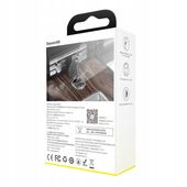 BASEUS MAŁA SZYBKA ŁADOWARKA SAMOCHODOWA USB QC 3.0 30W NIE WYSTAJE Z PORTU