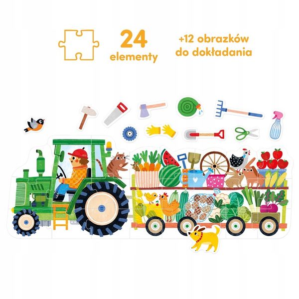 CzuCzu Moto puzzle Traktor zdjęcie 3