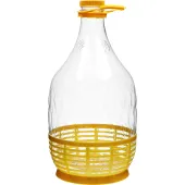 Gąsior Dama 5 L PET, z zakrętką, uchwytem i koszyczkiem