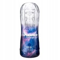 TRANSPARENTNY MASTURBATOR TUNEL Z WYPUSTKAMI, SUPER ORAL