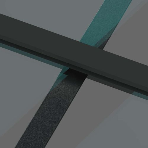 Drzwi przesuwne z zestawem okuć Szkło hartowane i aluminium na Arena.pl