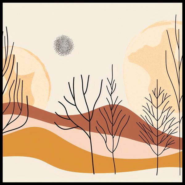 Plakat 100x100cm Wydarta Pustynia zdjęcie 2