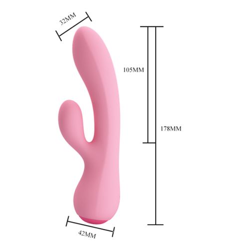 Giętki różowy wibrator 12 wibracji na Arena.pl