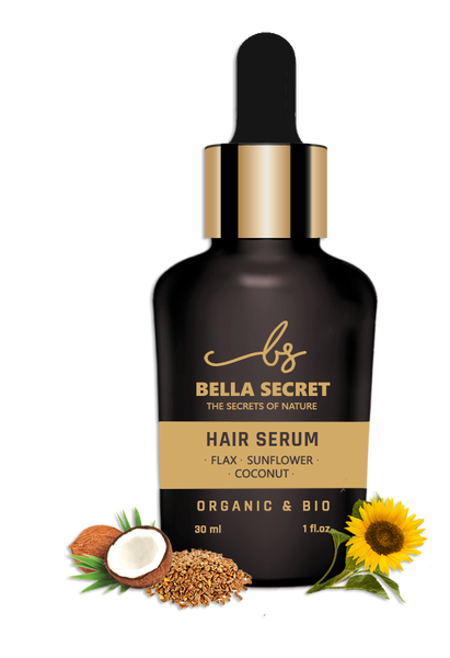 HAIR SERUM (Len, Słonecznik, Kokos) - Serum do włosów, Bella Secret na Arena.pl